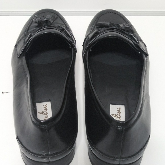 Mens 13M Pertini Black Leather Tassel Loafers. Exc - Picture 8 of 8